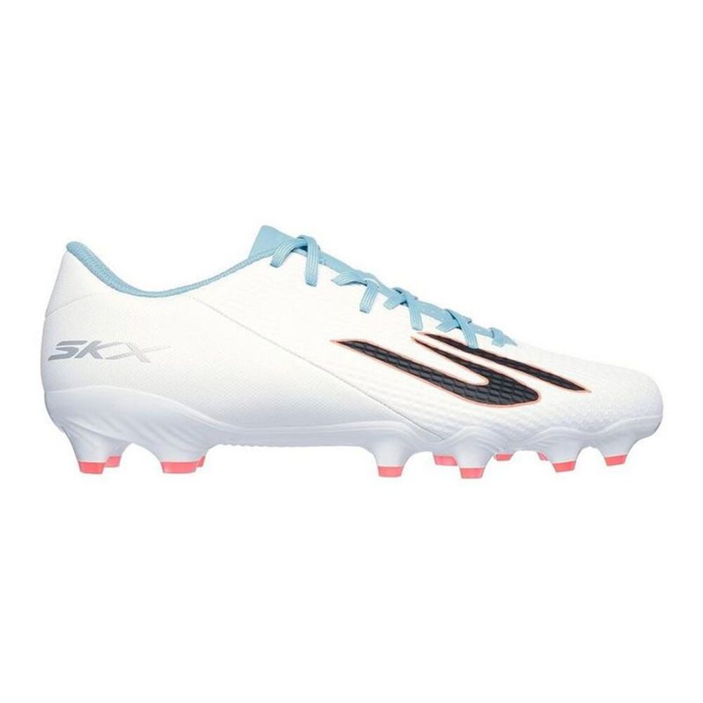 Skechers Mens SKX_2 Academy Firm Ground Football Boots / White/Blue